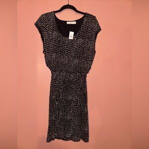 Ann Taylor LOFT Women Black Casual Dress M NWT